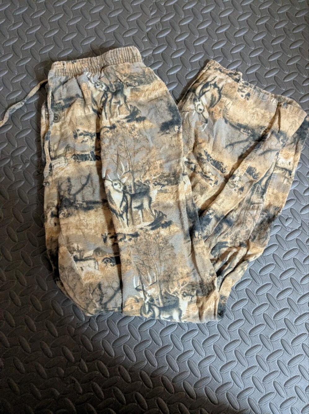 ⭐3/$10⭐ Canyon Creek Large Deer Pattern Pajama Pant Bottoms Sleepwear Lounge